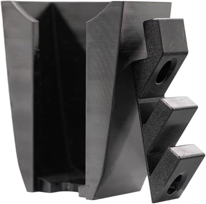 Wall Mount for Bissell Pet Hair Eraser + Bonus Accessory Holder – Fits 2390, 2390A, 2284W, 23903, Auto-Mate – 3D-Printed Vacuum Dock (Black)