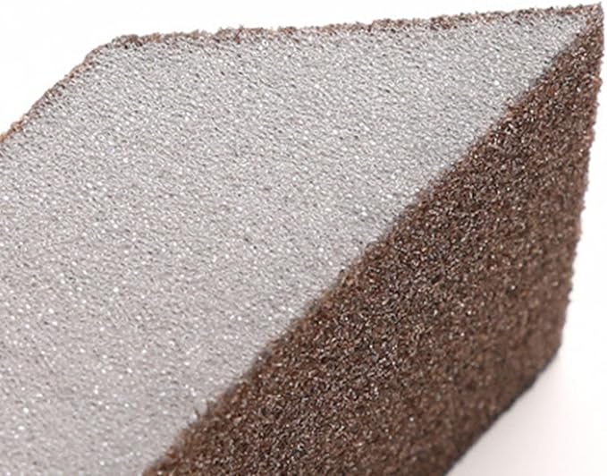 Sanding Sponge, Heavy Duty Magic Eraser Sponges & Abrasive Scouring Pads for Drywall Sanding, Rust Removal, Stainless Steel Pot Cleaner, Wood Sanding Block for Household