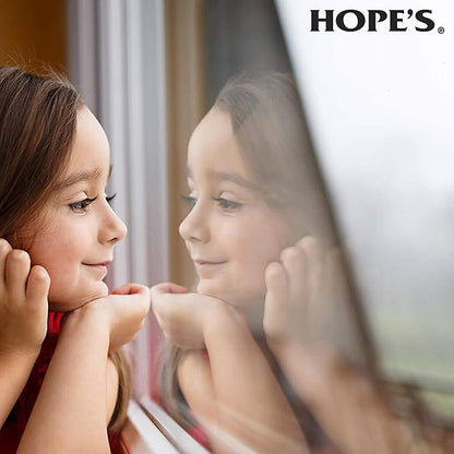 HOPE'S Perfect Glass Cleaner Spray Refill, Streak-Free, Ammonia-Free Window, Mirror, Screen, Tinted Glass, and Shower Door Cleaner, Indoor and Outdoor Glass Surfaces, 67.6 Ounce, Pack of 2