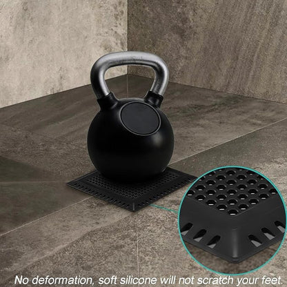 Hair Catcher/Drain Strainer/Shower Drain Cover for Bathroom Floor Drain, Stainless Steel and Silicone (Patented Product)