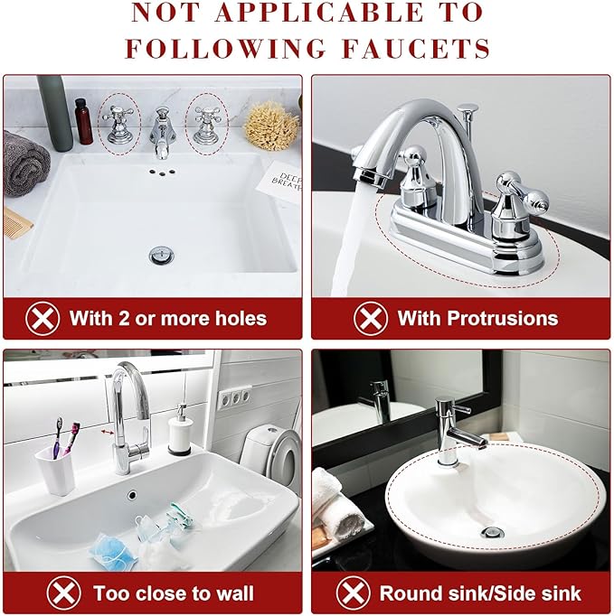 33 inch Sink Splash Guard Mat, Sink Faucet Drying Mat, Silicone Faucet Handle Drip Catcher Tray, Longer Silicone Sink Mat for KitchenBathroom, Drip Protector Splash Countertop (Black)
