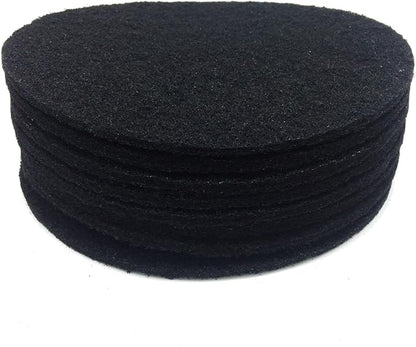 Becozofu 7.25 inch Kitchen Compost Bin Charcoal Filter Replacements, Compost Pail Replacement Carbon Filters, Round, Activated Charcoal, Set of 8