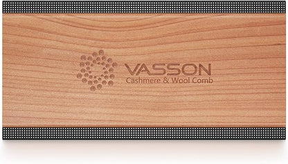 Cashmere Comb for Sweaters, Sweater Comb for Removing Pills and Fuzz, Gentle on Wool & Knitwear, Portable Handheld Clothing Care Tool with Storage Pouch