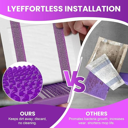 Pure Realm Wet Jet Refills Compatible with Swiffer Wet Pads Refills Hardwood Floor Cleaner Spray Mop Pad Refill, Bathroom Cleaning Supplies, Hardwood Floor Cleaner, Multi Surface，30 Count