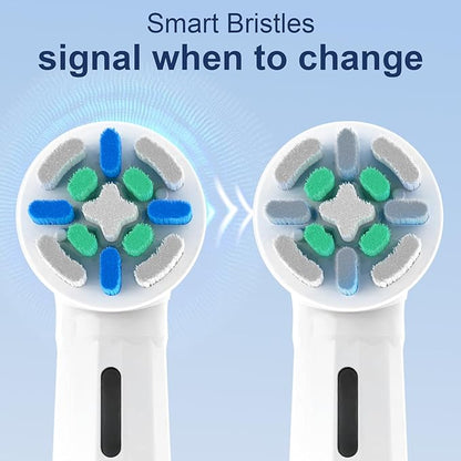 10 Pack IO Brush Head Compatible with Oral B IO 2/3/4/5/6/7/8/9/10/Deep Clean Electric Toothbrush, Replacement Heads Compatible with Oral B IO for Effective Cleaning (White)