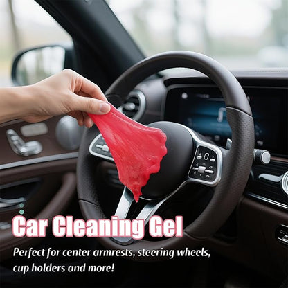 ASFSKY Car Cleaning Gel (Pink,Sakura) Cleaning Putty Universal Dust Cleaning Car Interior Cleaner Keyboard Dust Remover Car Slime Gifts for Men Women girl（1 pack）