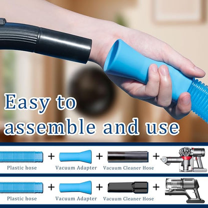 Dryer Vent Cleaner Kit,Dryer Lint Cleaning Tool for Trap,Brush Kit for Dryer Vent Cleaning,Dryer Vent Cleaner Kit with Vacuum,Dryer Lint Trap Cleaner Tool,Flexible Dryer Vent Cleaning Hose Lint Filter