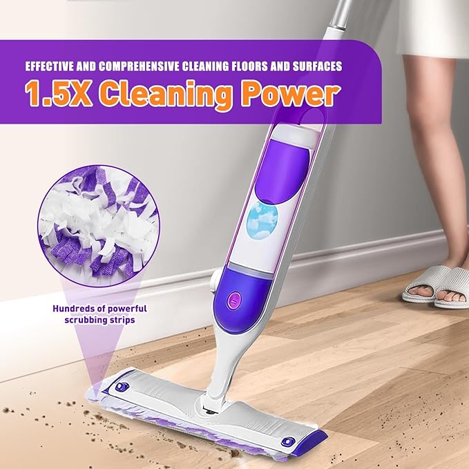 60 Count Power Mop Pads Refills for Swiffer PowerMop Multi-Surface Mopping Pad Disposable Replacement Mop Refill Pads Compatible with Swiffer PowerMop,Safe on All Finished Floors