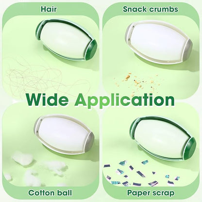 Maxdot 4 Pack Reusable Gel Lint Roller, Washable Sticky Roller for Clothes Pet Hair, Mini Portable Lint Remover, Sticky Ball Cleaner for Travel Household
