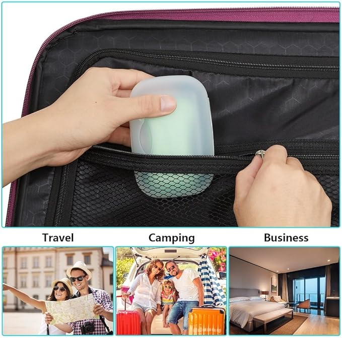 Travel Soap Holder Bar Soap Dish Shower Soap Saver Case Container Box for Bathroom Camping Gym Vonpri (Transparent 3pack)