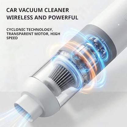Handheld Car Vacuum Cleaner,Car Vacuum Portable,High Power Hand Held Vacuum,with 2 Suction Modes and 16800 Pa Suction Power Blowing & Inflating 2 Modes for Car, Desk, Keyboards