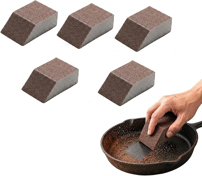 Cleaning Magic Erasers, Emery Cleaning Sponge for Stubborn Stains, Multi-Functional Eraser, Shower & Tub Scrubber Sponge for Kitchen, Bathroom, Sink, Floor & Home Cleaning，Multi-Sided mat（5PCS）