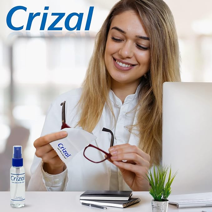 Crizal Eyeglass Lens Cleaning Spray – 10 Pack (2oz) – Safe for AR-Coated Lenses – Designed & Tested by the AR Coating Experts