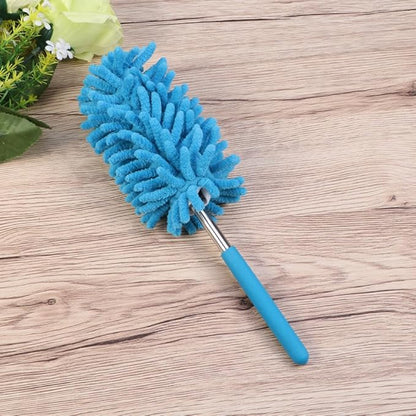 Healifty Chenille Microfiber Duster with Easy Grip Telescopic Handle 29 Inch Extendable Wand for Dusting Ceiling Fans Furniture Blinds and Shutters