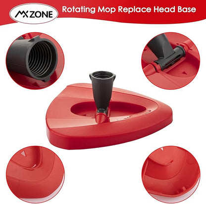 Spin Mop Head Replacement Base Head Compatible with O Cedar Spinning Mop Replace Head Cover Plastic Base Case Disc Accessories Part, 1 Pack, Not Fit RinseClean
