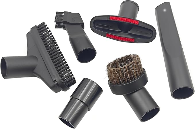 32mm (1-1/4 inch) &35mm (1-3/8 inch) Vacuum Attachments-Vacuum Cleaner Accessories Brush Kit Fits Vacuum Cleaner (6pcs)
