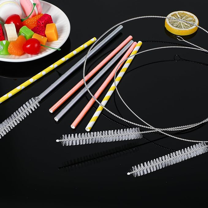 Ymapinc 4Pcs 39.4inches Pipe Cleaners Tube Straw Brush, Extra Long Cleaning Brush for Cleaning Straw Bottle Pipe Cleaners Long Laboratory Catheter
