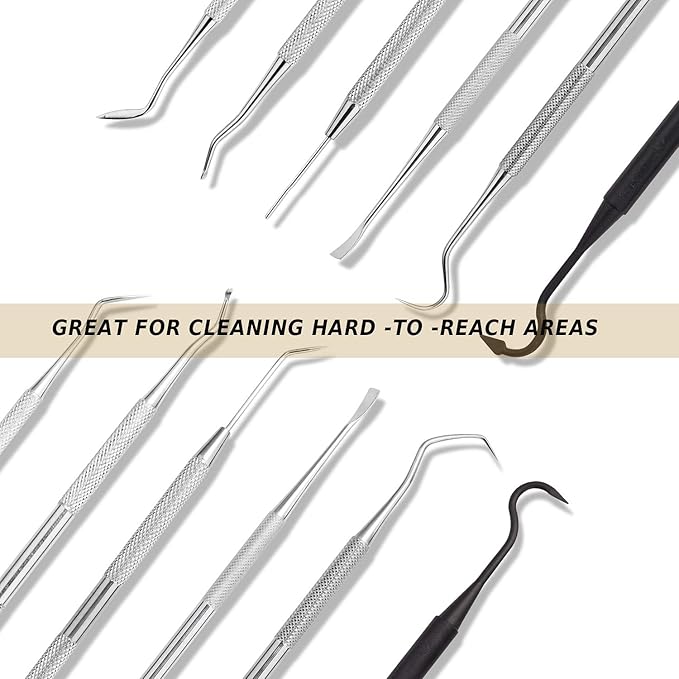 Gun Cleaning Brushes Picks Kit Set Brass Copper Steel Nylon Stainless Steel Ploymer Pick Set Bristle Brushes