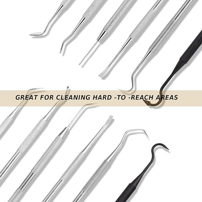Gun Cleaning Brushes Picks Kit Set Brass Copper Steel Nylon Stainless Steel Ploymer Pick Set Bristle Brushes
