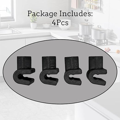 Snap Handle Connector Accessories Compatible with Rev-A-Shelf 27-Quart Soft Close Double Pull Out Trash Can, Trash Can Replacement Parts (4)