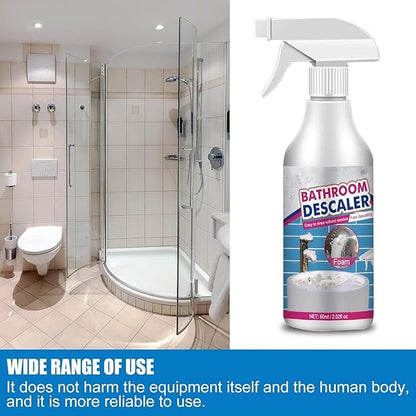 Bathroom Descaler Cleaner, Powerful Stubborn Stains Cleaner, All-Purpose Bathroom Descaler Foam Spray for Bathroom Toilet Bath Shower Glass Cleaner (1, 3pc)