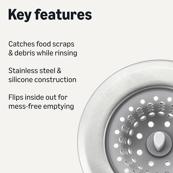 Amazon Basics Kitchen Sink Strainer