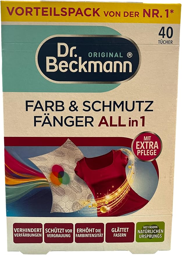 Dr.Beckmann Farb & Schmutz Fanger/Color Catcher Sheets XL Pack: 40 sheets