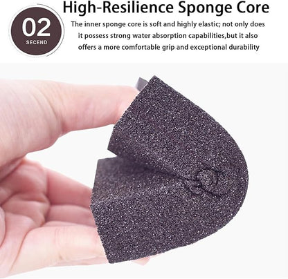 Magic Emery Cleaning Sponge, Nano Carborundum Sponge for Pots and Pans, Heavy Duty Magic Emery Sponge for Kitchen Surface Cleaning, Efficient Magic Eraser for Pots and Pans (18Pcs)