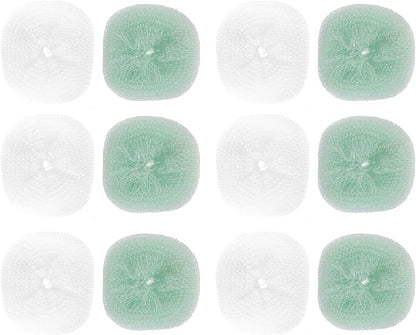 Yardwe 12pcs Kitchen Cleaning Balls Multi-Color Scrubbing Cookware Balls Safe Non-Shedding Dish Scrubbers for Pots and Pans Household Cleaning Random Color