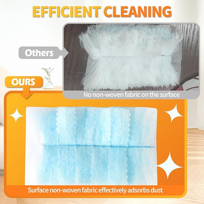 30 Count Electrostatic Duster Refills Compatible with Swiffer Duster, Multi-Surface Dusting Refills, Microfibre Dusters for Cleaning, Unscented