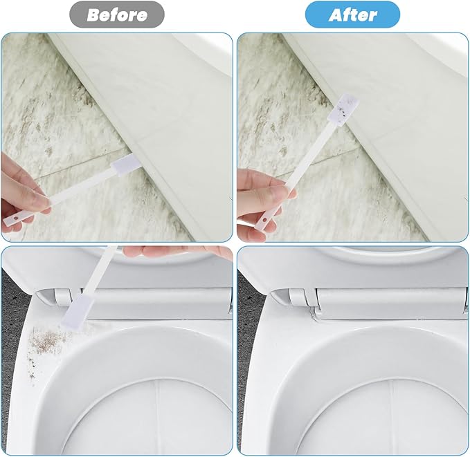 Tucnoeu 50Pcs Disposable Crevice Cleaning Tool Crevice Brush Crevice Hole Brush Suitable for Small Spaces,Keyboards,Grooves (White)
