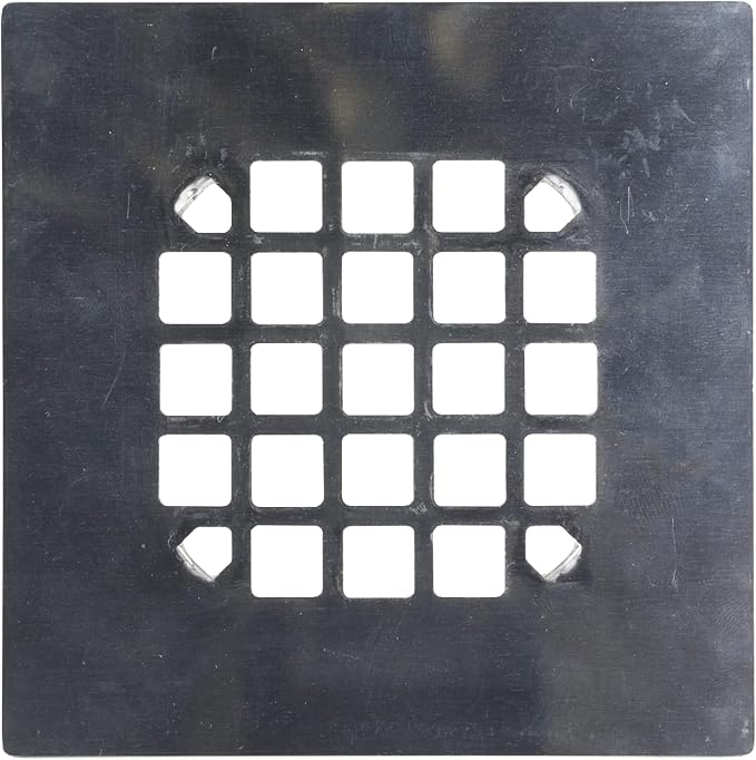 Danco 11045 Snap-in Shower Strainer & Drain Cover, Brushed Nickel