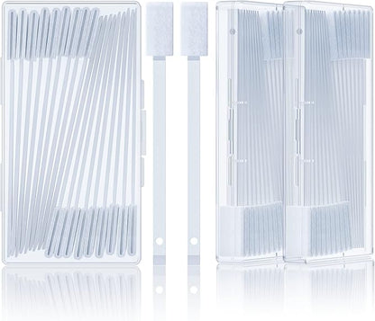Lumkew 60Pcs Crevice Cleaning Tools, Disposable Toilet Brush for Narrow Gaps, Small Cleaning Brushes for Small Spaces for Bathroom, Kitchen, Household