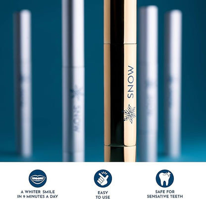 Snow Extra-Strength Teeth Whitening Serum - Oral Care Teeth Whitener Pen - Whitening Pen for Stain Removal & Whiter Teeth - Tooth Whitener with Potassium Nitrate and Hydroxyapatite - 1 Pack