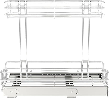 REV-A-SHELF Two-Tier Undersink Steel Wire Pullout Organizer