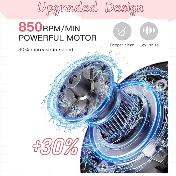 Portable Makeup Brush Cleaner Machine with Automatic Drying, Electric Brush Cleaner for Sensitive Skin, Large Makeup Brushes & Daily Beauty Routine, Professional Makeup Brush Cleaning Tool
