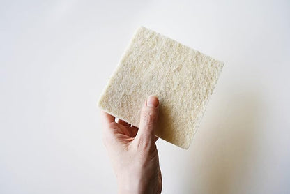 Wool Sponges 2-Pack - Environmentally Friendly, Long-Lasting & Compostable - Perfect for Dishes, Face, Body & Surfaces