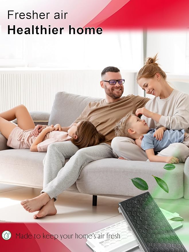 3 Pack Activated Carbon HEPA Airclean filters Replacement for Miele SF-HA 50, for Compact C1/C2, Complete C2/C3, S4, S5, S6, S8, S4000-4999, S5000-S5999, S6000-S6999, S8000-S8999 Vacuum Cleaner