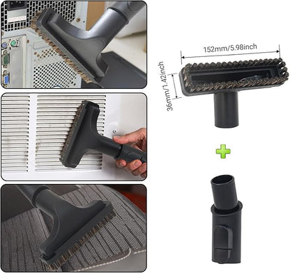 EZ SPARES Replacement for Mie C1 C2 C3, Vacuum Cleaner Brush, Horsehair Brush Kit,Crevice Tool Kits Accessories For Miele Parquett Twister SBB Attachment