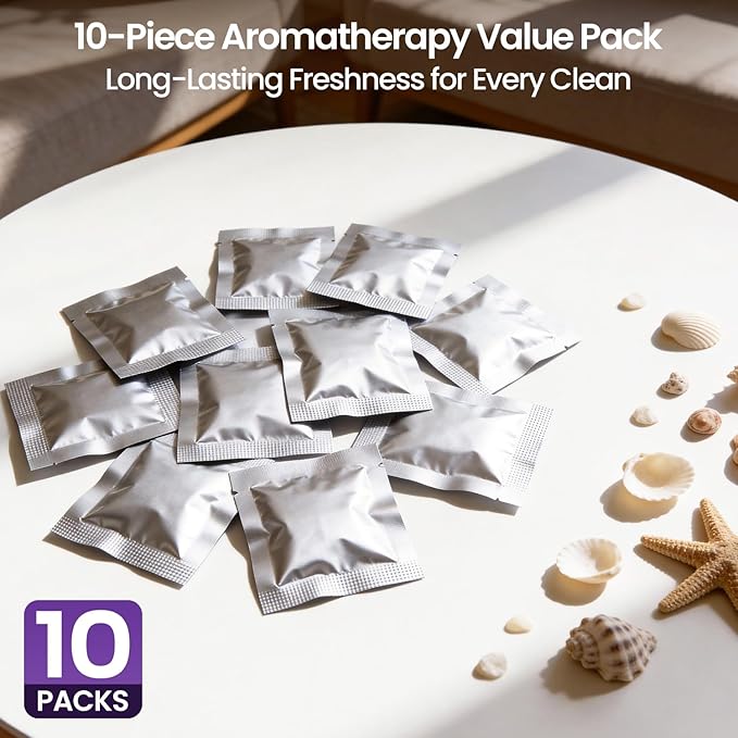 10 Pcs Replacement Aroma Tablets for Xlife C026PRO Mattress Vacuum Cleaner and IRONSPIRE C028PRO-1 Bed Vacuum, Ocean Scent
