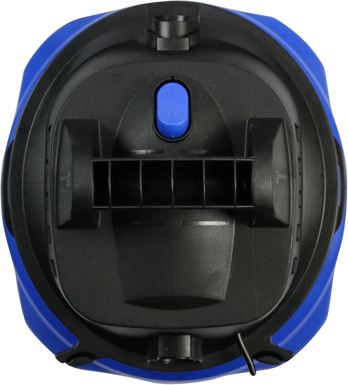 Koblenz WD-5 L2 Wet Dry Vacuum Cleaner, 5 Gallon Shop Vac 3.5 PHP, 3-in-1 Suction & Blower, Swivel Casters, Twist-N-Lock Hose, Large Vacuum Cleaners for Home, Workshop, Car, Blue/Black