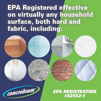 Concrobium Mold Control, 1 Gallon Refill, Eliminates and Prevents Mold, EPA Registered, Bleach Free, Odorless, VOC Free, For Indoor and Outdoor Surfaces