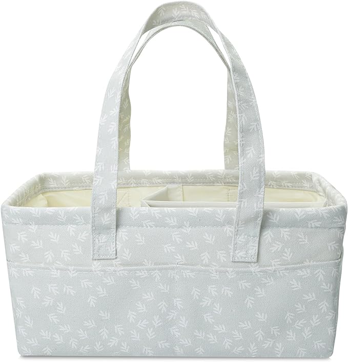 Mr. Pen- Baby Diaper Caddy Organizer, Patterned Gray, Nursery Storage Bin and Car Organizer for Diapers and Baby Wipes