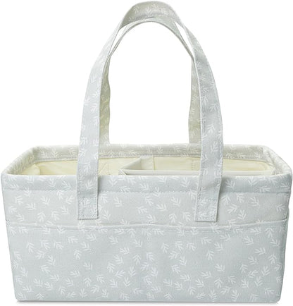 Mr. Pen- Baby Diaper Caddy Organizer, Patterned Gray, Nursery Storage Bin and Car Organizer for Diapers and Baby Wipes