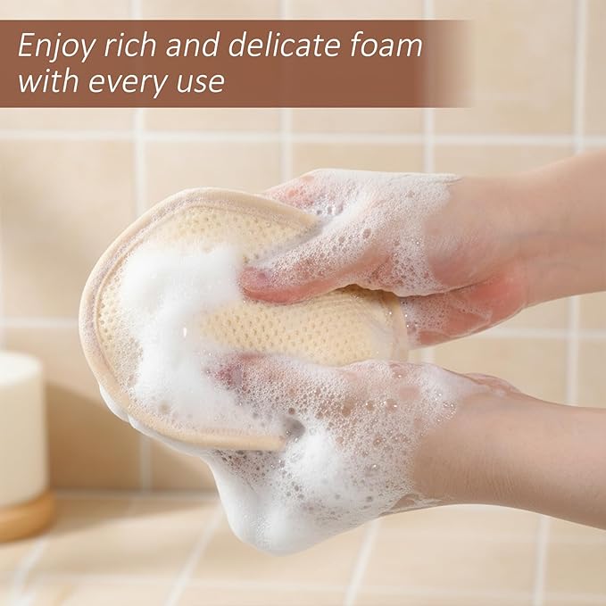 4Pcs Soap Saver Bag Soap Scrubber Pouch Mesh Exfoliating Soaps Pouch Saver Pocket Bar Soaps Bath Loofah Sponge Body Scrubber Shower Sponge for Bathing Shower Bathing Accessories