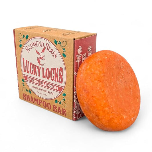 Lucky Locks | Pick Your Scent | Natural Shampoo Bar | Zero Waste Hair Care | Sulfate Free (Spring Blossom)