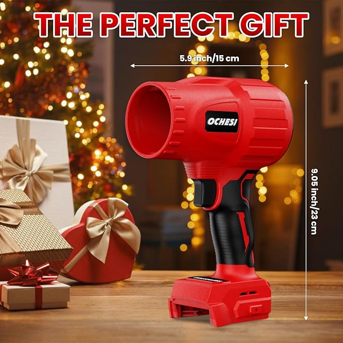 Cordless Leaf Blower Dust Blower for Milwaukee 18V Battery, High-Speed Brushless Motor Handheld Jet Fan Air Blower for Patio Cleaning, Lawn Care, Blowing Leaves(No Battery/Charger)