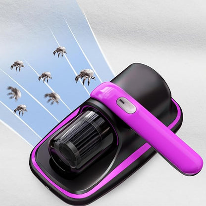 Bed Vacuum Cordless - Portable UV Bed Cleaning Vacuum, Roller Brush Duster | for Sofa Mattress, Removable Filter System, Lightweight Home Cleaning Tool for Dust and