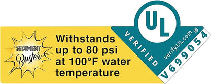 Sediment Buster - UL Verified V699054 Water Heater Tool - Flushes, Cleans, Drains, Breaks up Sediment Clogs from Electric or Gas Water Heaters Easy to Use