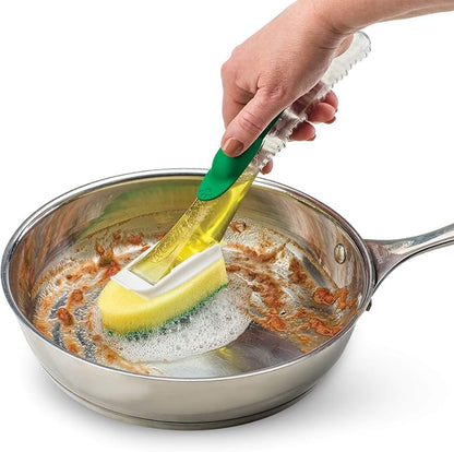 Libman 1484 All-Purpose Scrubbing Dishwand Refills, 3 Pack of 2 Sponges Each for 6 Total Sponges